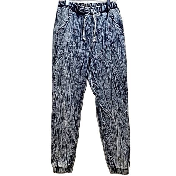 Bamboo Woman's Cotton Blend Pull On Jogger Pant Two Pockets Size 1X - Run Small - Picture 1 of 10